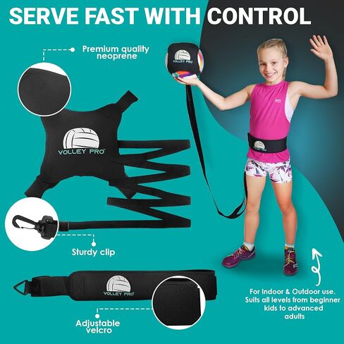 Volleyball Rebounder Training Equipment - Volleyball Serve Spike and Hitting Trainer. Volleyball Accessories Indoor and Outdoor - Great Volleyball Gifts for Teen Girls in Saudi Arabia