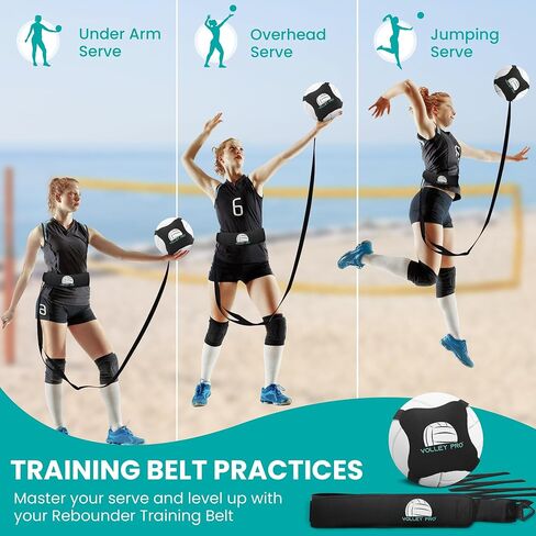Volleyball Rebounder Training Equipment - Volleyball Serve Spike and Hitting Trainer. Volleyball Accessories Indoor and Outdoor - Great Volleyball Gifts for Teen Girls in Saudi Arabia