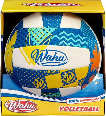 Wahu 100% Waterproof Soft Beach Volleyball for Play in and Out of Water, Outdoor Regulation Size 5 Volleyball for Beach and Pool, Green in Saudi Arabia
