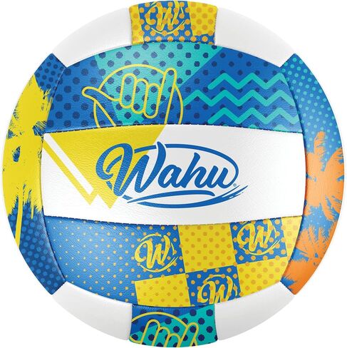 Wahu 100% Waterproof Soft Beach Volleyball for Play in and Out of Water, Outdoor Regulation Size 5 Volleyball for Beach and Pool, Green in Saudi Arabia