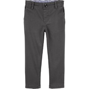 OshKosh B'Gosh Boys' Thermal Pocket Henley, Porter Gold, 4T