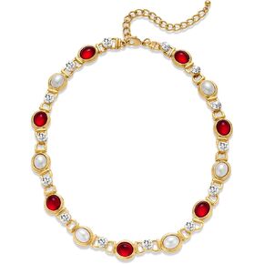 Gold Necklaces For Women Heart Charm Necklace Choker Necklace Toggle Necklace Adjustable Design Heart Necklace Jewelry Gift