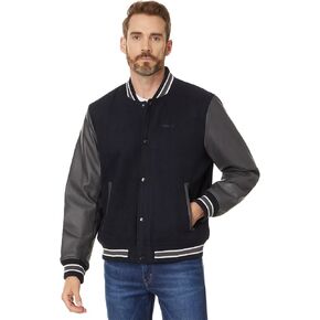 Levi's Men's Wool Blend Mixed Media Varsity Jacket