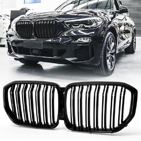 X5 E70 Gloss Black Front Kidney Grill Grille Fit for 2007-2014 BMW X5 E70 X6 E71