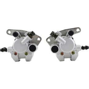 Right & Left Front Brake Caliper Pads Set For Banshee Grizzly Big Bear Blaster Bruin Raptor Wolverine Bear Tracker 200 250 350 400 450 660 ATV parts