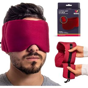 Medcosa Sleeping Mask | Making Sleep Easy | Cotton Eye Mask | for Sleep Disorders Like Insomnia