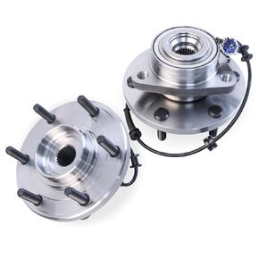 515066 Pair Front Wheel Hub Bearing Assembly Compatible for 2004-2007 Infiniti QX56/ Nissan Titan Compatible for 2005-2007 Nissan Armada Compatible for 2004 Pathfinder 6 Lugs W/ABS