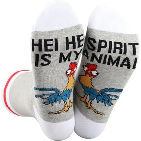 G2TUP Hei Chicken Socks Chicken Lover Gift Hei Is My Spirit Animal Socks Hei Merch