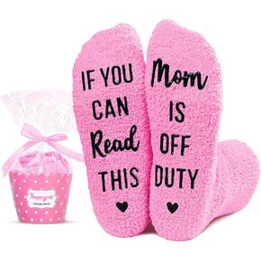 HAPPYPOP Gifts For Mom From Son Daughter - Mom Mama Mommy Gifts Socks, Mom Birthday Gifts, Mothers Day Gifts For Mom, Gifts For Moms Who Have Everything