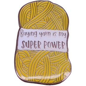 Cute Yarn Ball Enamel Pin Woven Themed Brooch For Weave Lovers