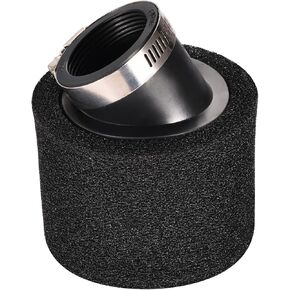 GOOFIT 42mm/1.65" Black Bent Double Foam Pod Air Filter Replacement for 50cc 70cc 90cc 110cc 125cc 150cc 200cc Pit Dirt Bike Moped Parts GY6 Motorcycle ATV Scooter Quad Go Kart