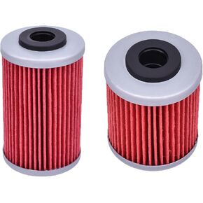 HF155 HF651 1st and Short 2nd Oil Filter for KT/M 690 Du-ke 690 Enduro R 690 SMC for Husqvarna 701 Enduro 710 Supermoto701 Svart-pilen 701 Vitp-ilen 1