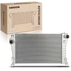 A-Premium Intercooler 2011-2016 Compatible with Chevrolet Silverado 2500/3500 HD & GMC Sierra 2500/3500 HD, Turbocharged 6.6L, for 25838896