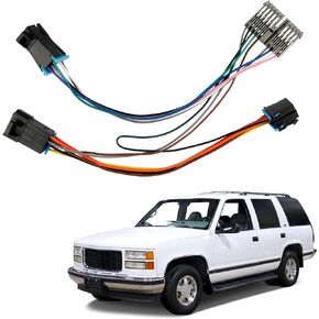 محول أسلاك محول التحكم في درجة حرارة مكيف الهواء مناسب لسيارة تشيفي سيلفرادو 1995 بدون خيار إزالة الصقيع الخلفي (تحويل وحدة 1996-1999 إلى مركبة 1995) OE 16233143 9378815 1572548 in Kuwait