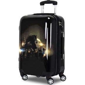 Chariot Horse Polycarbonate Hardside Expandable Spinner Luggage with TSA Lock, 20-Inch Carry-On