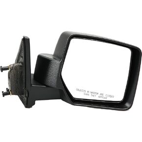 Dorman 955-1617 Passenger Side Manual Door Mirror - Folding Compatible with Select Jeep Models, Black