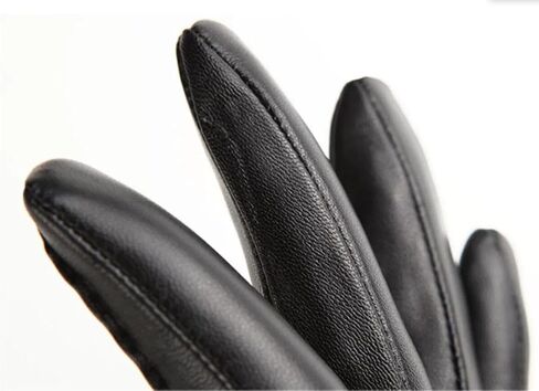 Tomily Women's Winter Leather Gloves,Touch Screen Outdoor Fleece Lined Windproof Driving Dress Gloves in Saudi Arabia