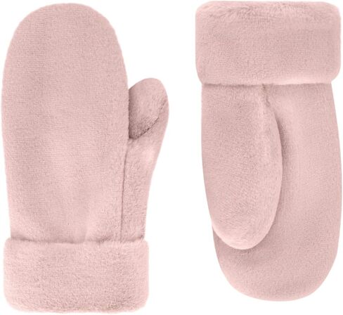 Futrzane Modern Gloves - Womens Faux Fur Lined Mittens - Fluffy Ladies Gloves in Kuwait