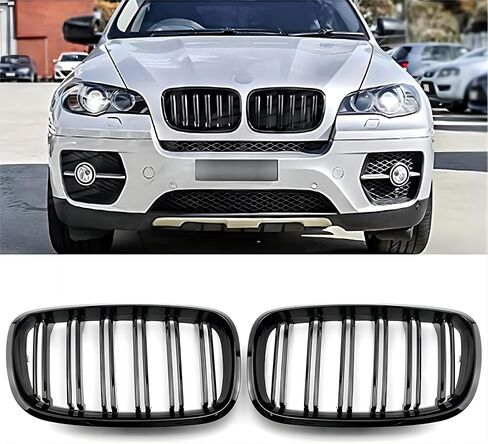 X5 E70 شبكة شواء أمامية سوداء لامعة تناسب 2007-2014 BMW X5 E70 X6 E71 in Saudi Arabia