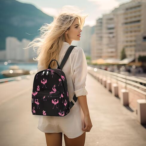 Mini Backpack Purse Fashion Small Backpack Casual Daypack for Women Girls School Travel (Checkered Pink) in Kuwait