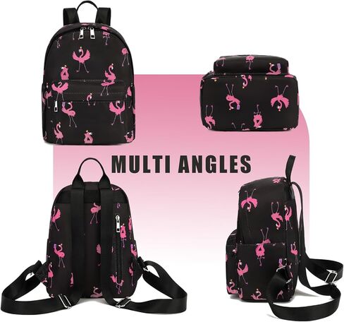 Mini Backpack Purse Fashion Small Backpack Casual Daypack for Women Girls School Travel (Checkered Pink) in Kuwait