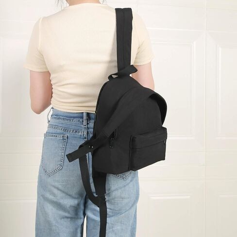 Phaoullzon Cute Mini Backpack Travel Purse Small Kawaii Casual Daypack,Black in Saudi Arabia