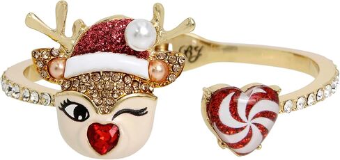 Betsey Johnson Reindeer Hinged Bangle Bracelet in Saudi Arabia