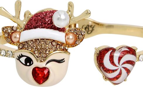 Betsey Johnson Reindeer Hinged Bangle Bracelet in Saudi Arabia
