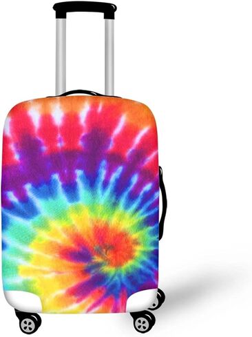 Biyejit Fire Water Basketball Travel Suitcase Cover Elastic Luggage Case Dust Cover Anti-scratch Luggage Cover for 18-32 Inch Suitcase Essential Accessories in Kuwait