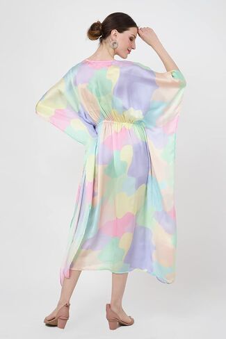 Miss Lavish London Kaftan Dresses - Long Caftan for Women with Pockets - Holiday Dress Loungewear & Beach Ready Cover-Ups in Saudi Arabia