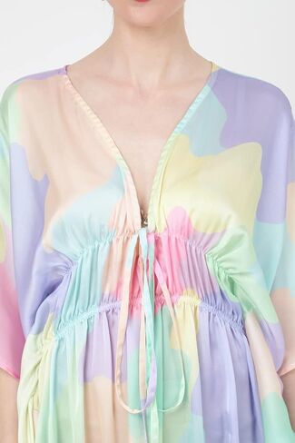 Miss Lavish London Kaftan Dresses - Long Caftan for Women with Pockets - Holiday Dress Loungewear & Beach Ready Cover-Ups in Saudi Arabia