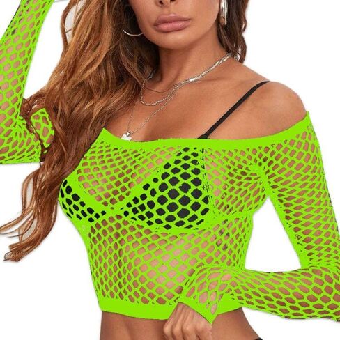 Buitifo Women Sexy Lingerie Fishnet Top Exotic Beach Cover Up in Kuwait