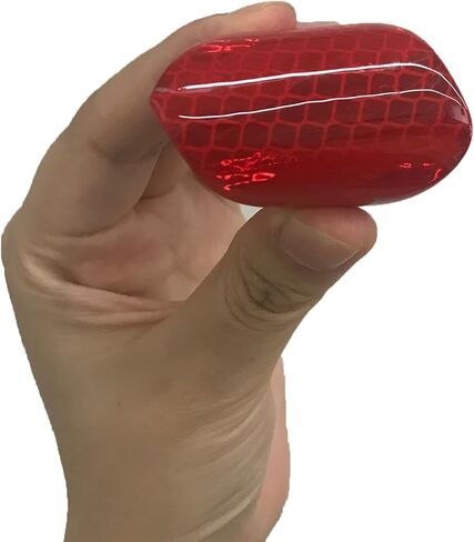 8 PCS Safety Warning Logos Anti-Collision Stickers for Toyota FJ Curiser, Car Door Reflective Safety Stickers, Car Anti-Scratch Decorative Protection Body Articles, Car Safety (Red) in Saudi Arabia