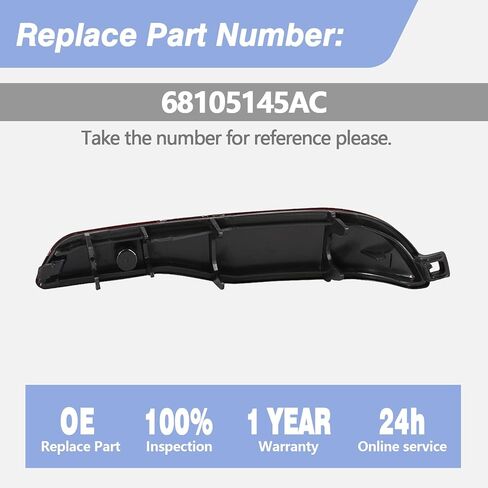 عاكس المصد الخلفي من CULMKARI يناسب 2014-2018 Cherokee استبدال رقم الجزء 68105145AC (يسار) in Kuwait