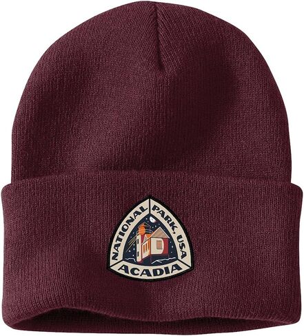 Carhartt Men's 106351 Knit Cuffed Acadia National Park Patch Beanie in Saudi Arabia