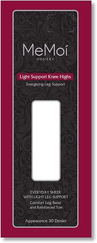 MeMoi Women's Light Support Sheer Knee High Trouser Sock in Saudi Arabia