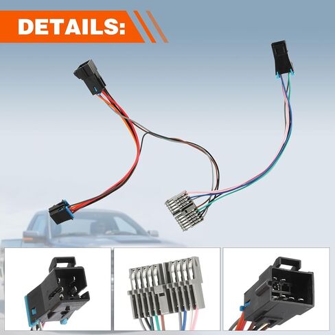 محول أسلاك محول التحكم في درجة حرارة مكيف الهواء مناسب لسيارة تشيفي سيلفرادو 1995 بدون خيار إزالة الصقيع الخلفي (تحويل وحدة 1996-1999 إلى مركبة 1995) OE 16233143 9378815 1572548 in Kuwait
