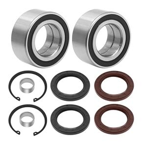 Front Wheel Bearings & Seals 91051-HA7-651 Replacement for Honda Foreman 400 450 500 Rubicon 500, Replace 91209-HN2-003 91256-HM7-003 91256-HP0-A01 91263-HA7-771 94520-55000