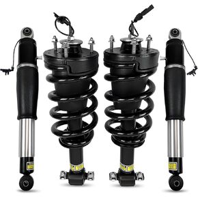 TOPAZ 4PCS Front And Rear Air Shocks Absorber Struts Assembly Compatible with Chevrolet Suburban Tahoe GMC Yukon Cadillac Escalade 15-20 Cadillac Escalade ESV GMC Yukon XL 15-19 84176631 84176675