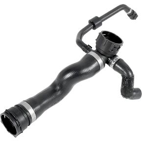 ACROPIX Car Radiator Coolant Water Hose Pipe from Engine Expansion Tank Fit for BMW 535i - Pack of 1 Black