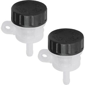 2 PCS Motorcycle Master Cylinder Rear Brake Clutch Tank Fluid Oil Cup Reservoir Universal Replacement Accessories Fit For Kawasaki SUZUKI Honda Yamaha.(2 PCS)