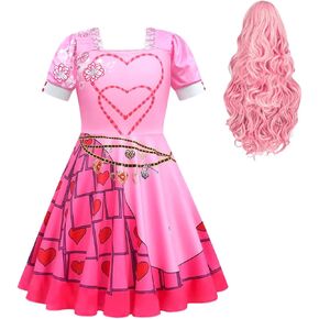 Kids Girls Rise Red Costumes Dress Halloween Princess Outfits 5-12 Years