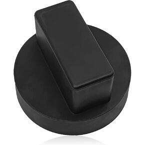 Auto Rubber Jack Pad, Lifting Support Rubber Pad Rail Protector Adapter, Compatible with Mercedes S CLK A M SLK B C E S GLC, Black Rubber Protector Tool Accessories (1 pcs)