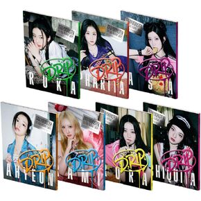 BABYMONSTER 1st ALBUM [DRIP] TAG Member Random Version Photocards Sticker