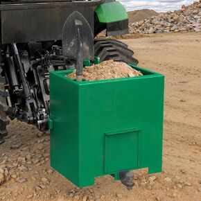 YINTATECH Ballast Box with 2" Receiver, Tractor Ballast Box 3 Point Category 1, Loading 5.3 Cu.ft.