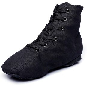 MSMAX Jazz Boots for Girls Lace-up Dancing Sneakers for Boys