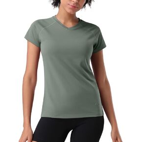 Pioneer Camp Women's Moisture Wicking T-Shirt Short Sleeve Quick Dry Shirts Gym Workout Athletic Running Tops Crew Neck Tees