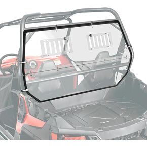 StarknightMT RZR 800 570 Rear Windshield, UTV Slide-Vent Windshield Rear Window Compatible with Polaris 2008-2014 RZR 800/RZR 570 14-20/RZR TRAIL 570 2021 2022