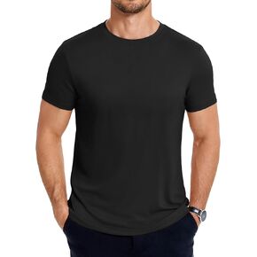 COOFANDY Men's Short Sleeve T-Shirts Crew Neck Casual Summer T Shirts 1-3 Pack Basic Tee Shirt