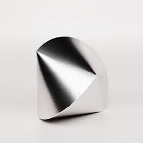Decorative Piece The Sphericon Stainless Steel Brushed, Silver